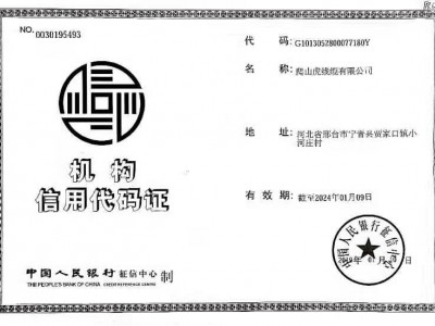 信用代码证